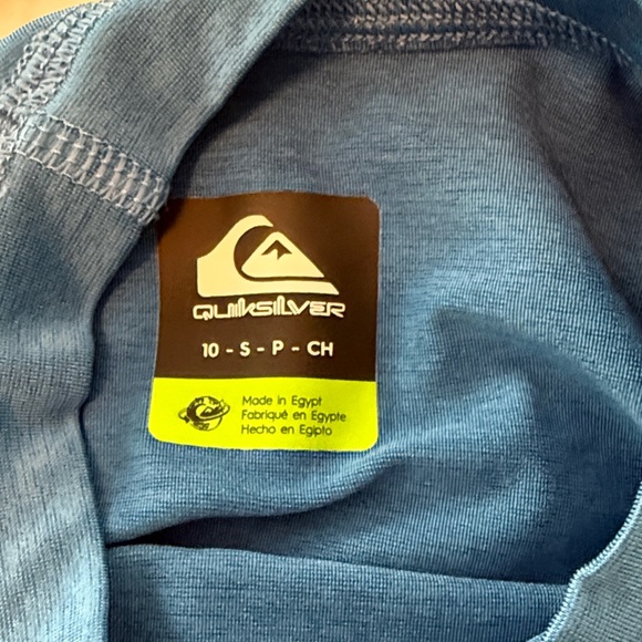 Quiksilver Kid’s Blue Rash Guard - Picture 3 of 5